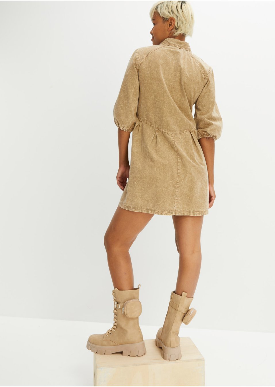 Robe en jean style used
