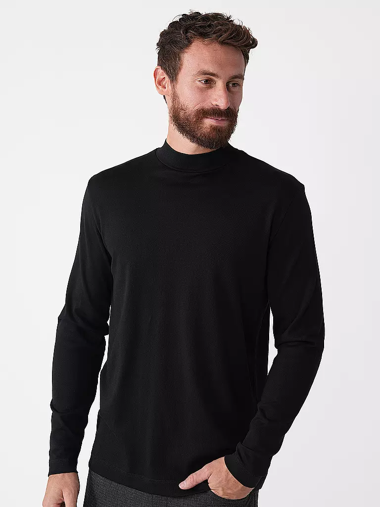 DRYKORN Langarmshirt MORITZO schwarz