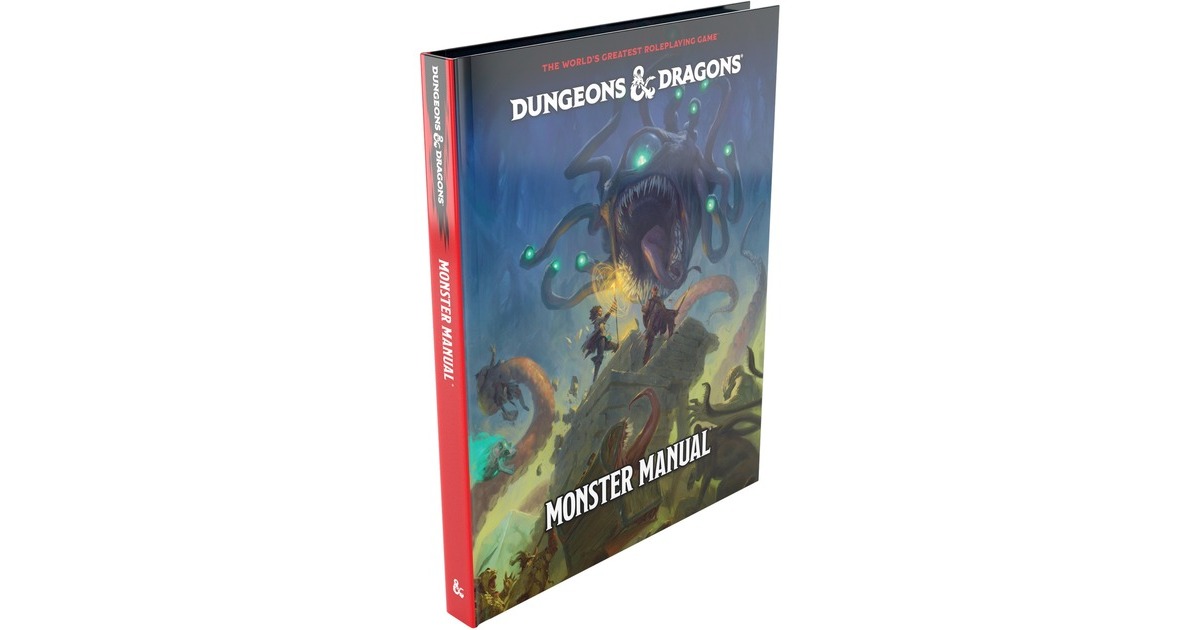 AsmodeeDungeons & Dragons 5.0 - Monster Manual 2024 boek  (Engels, 2+ spelers, vanaf 12 jaar)
