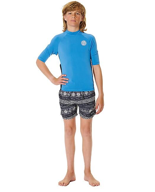 RIP CURL - T-SHIRT LYCRA ICONS UV BRUSHED MC JUNIOR