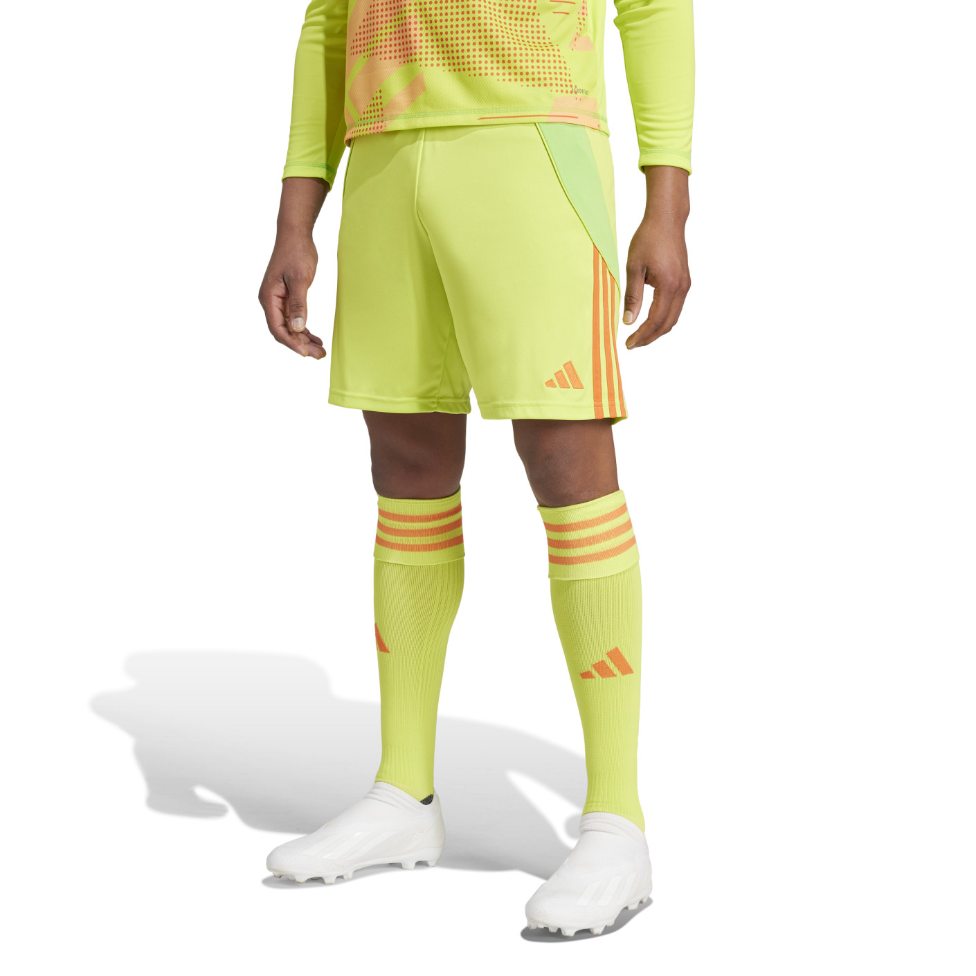 Adidas Tiro 24 Voetbalbroekje Geel Lichtgroen Oranje
