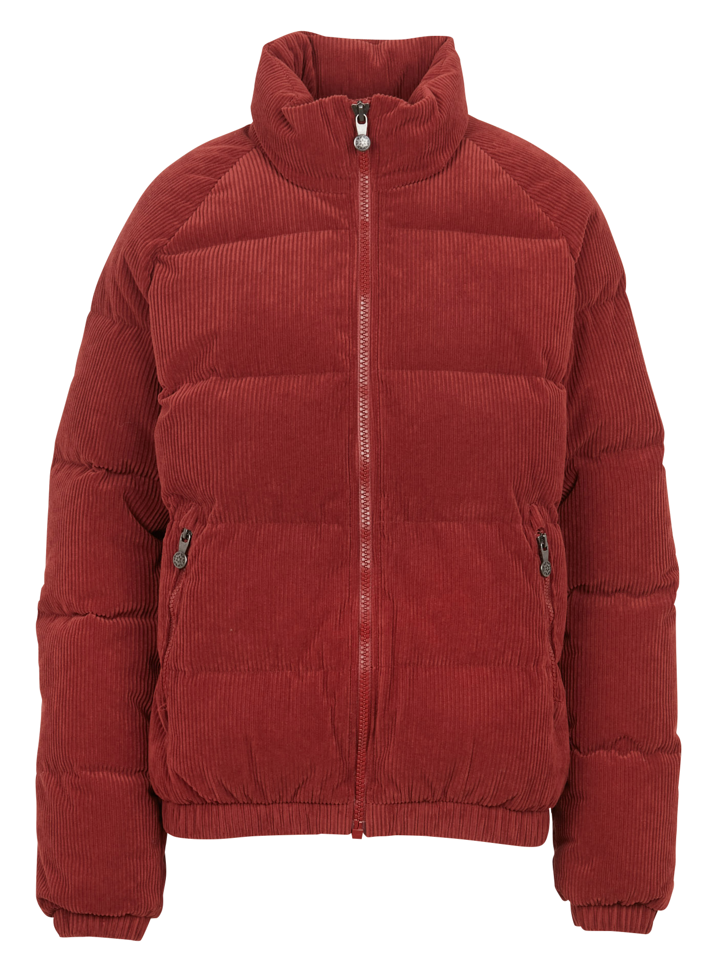VINTAGE MYTHIC 1 - Doudoune col montant en velours côtelé| Rouge