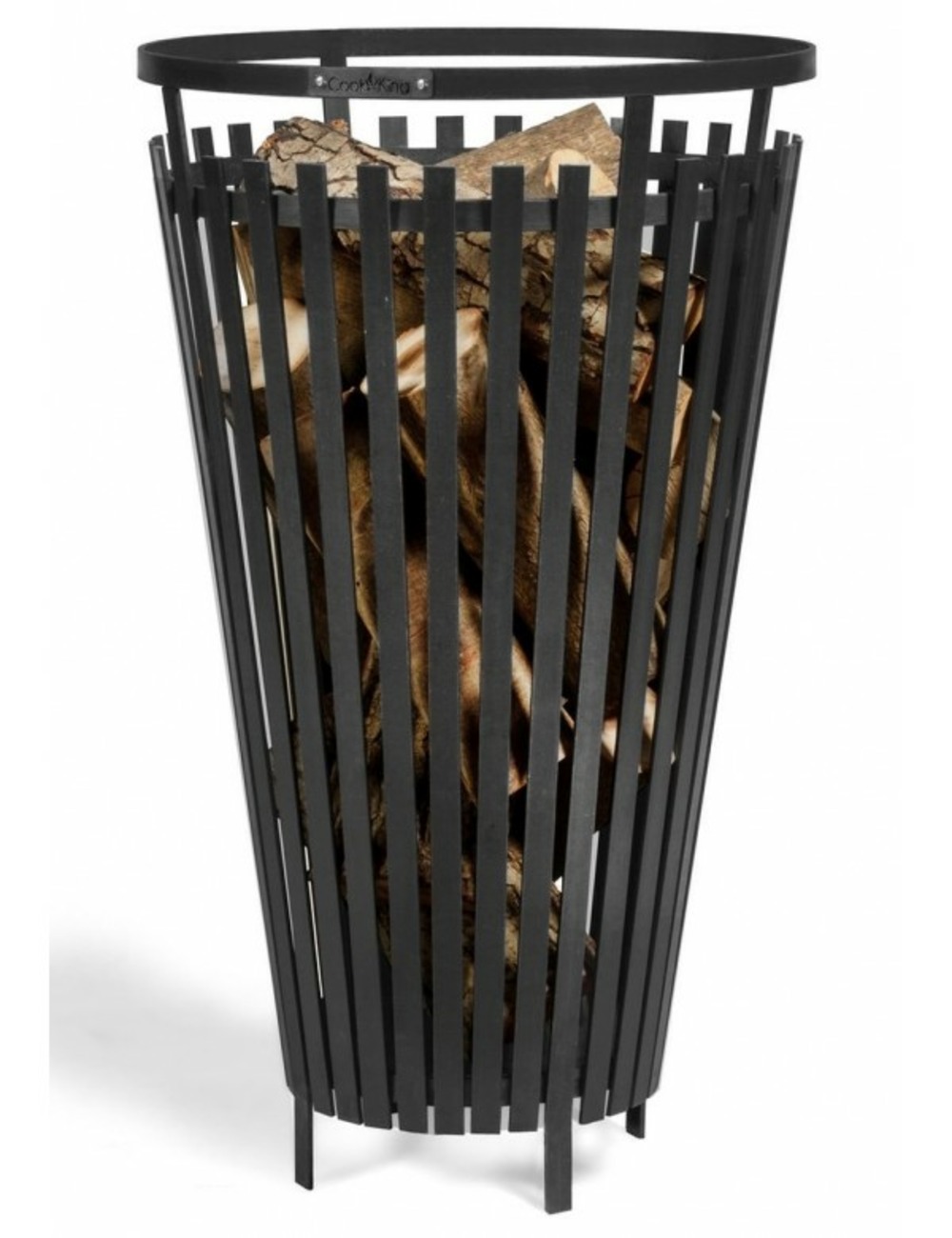 Chauffe terrasse, braséro en acier noir flame ø 40 cm