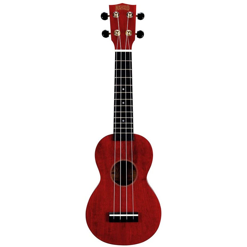 Mahalo MS1TRD Slimline Series sopraan ukelele transparent red