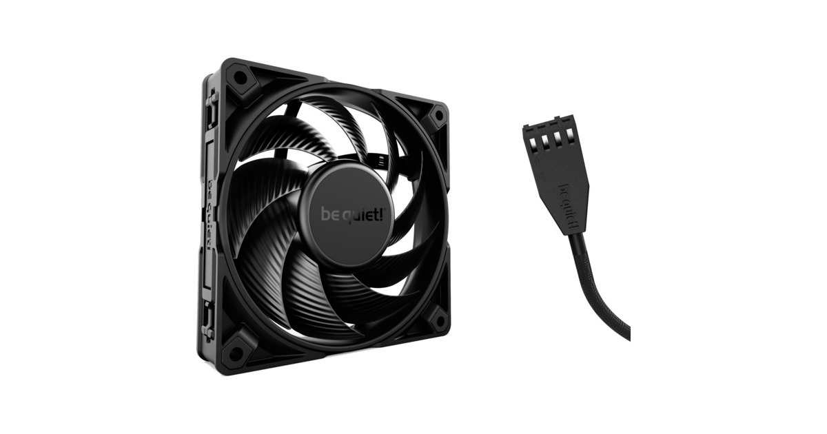 be quiet!Silent Wings Pro 4 PWM case fan  (Zwart, 120 x 120 x 25 mm)