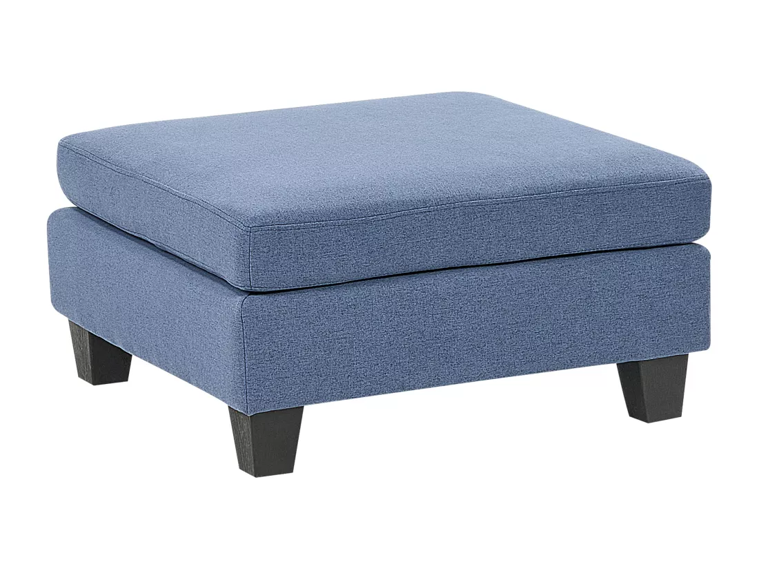 Ottoman UNSTAD Tissu Bleu