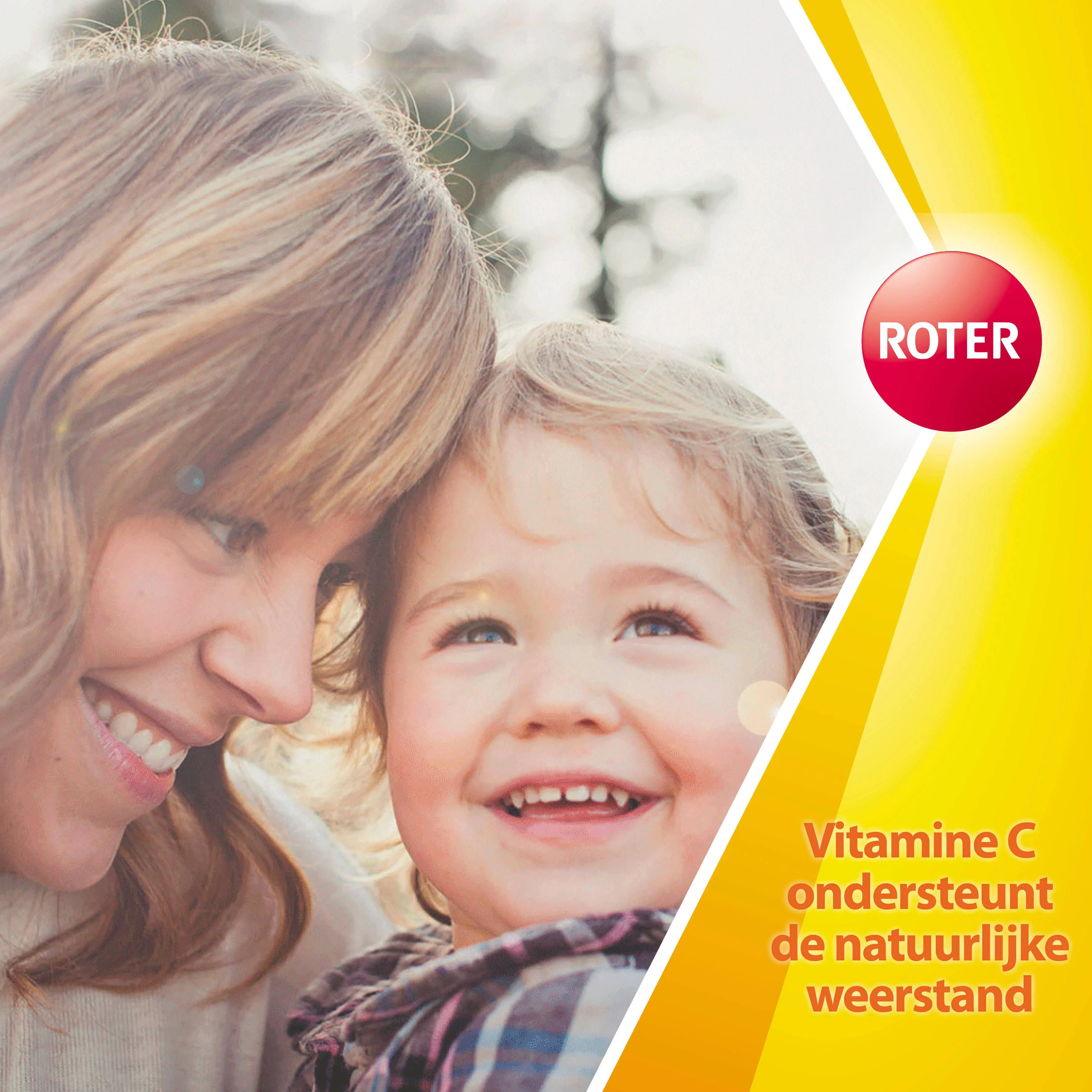 Roter Vitamine C 250 mg Weerstand Framboos - 75 kauwtabletten