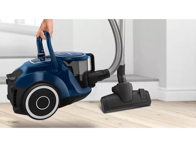 Bosch Bodenstaubsauger BGC41X36 Blau/Schwarz Beutelloser Staubsauger