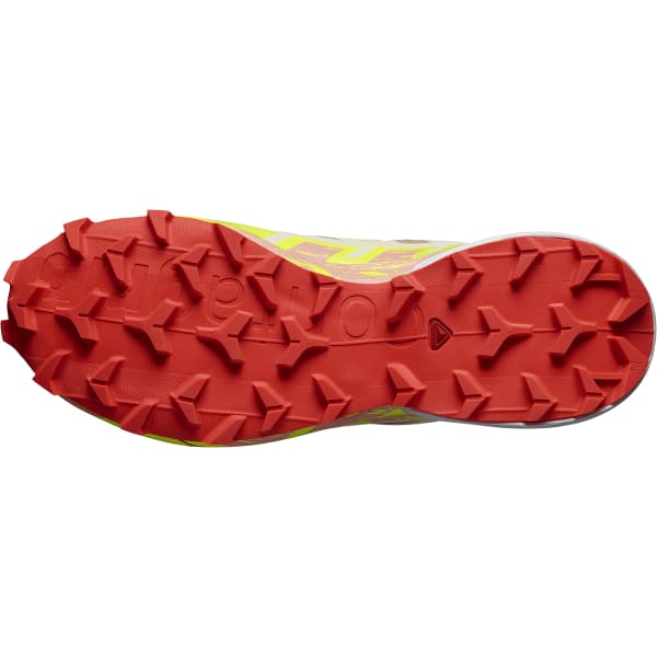 Chaussure trail SALOMON SPEEDCROSS 6 GORE-TEX W HAZELNUT/SAFETY YELLOW/FIERY CORAL