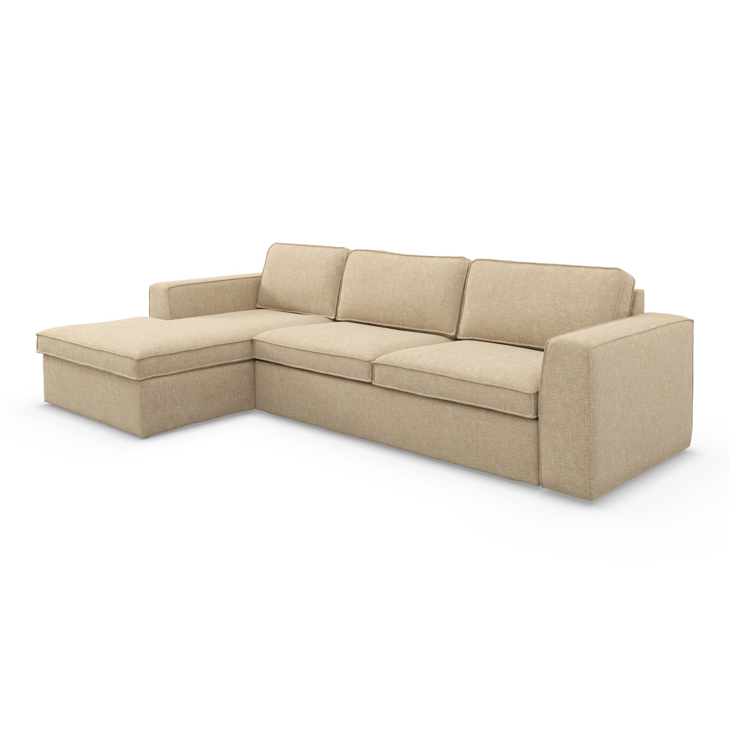 Runar venstrevendt sofa med chaiselong