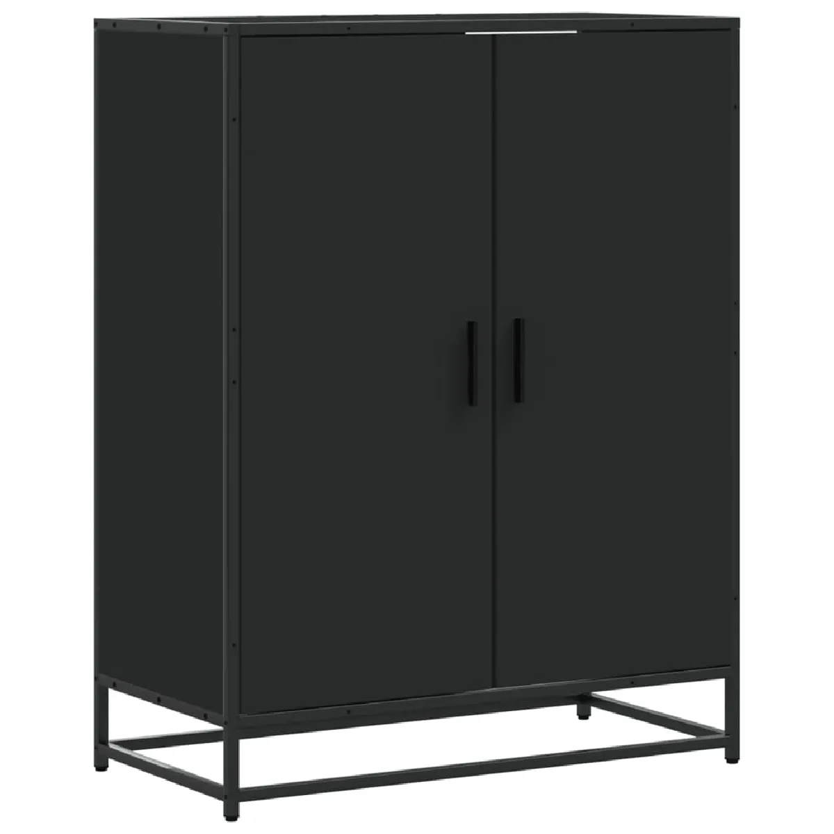 vidaXL Meuble à chaussures - Noir