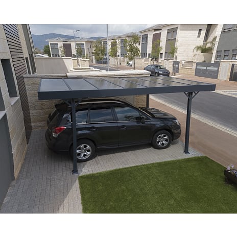 Palma carport 5000 - antracitgrå