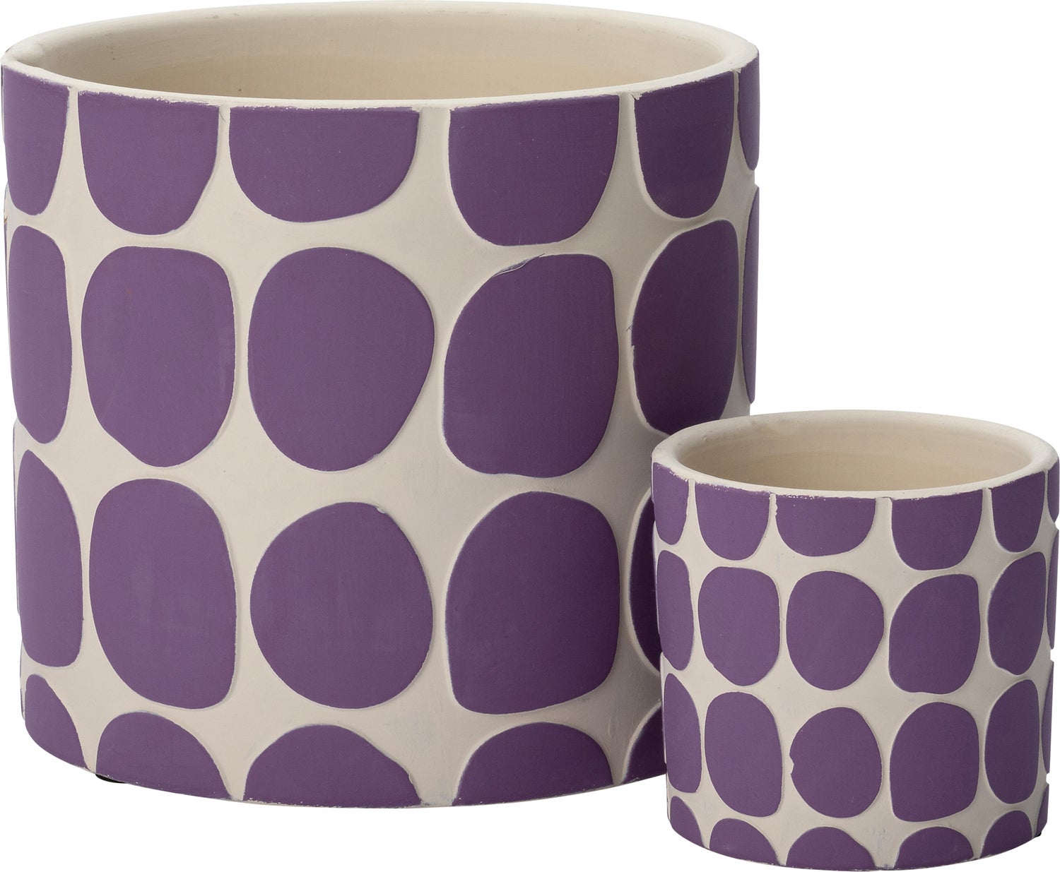 Intratuin bloempot Idar paars D 13,5 H 12,5 cm
