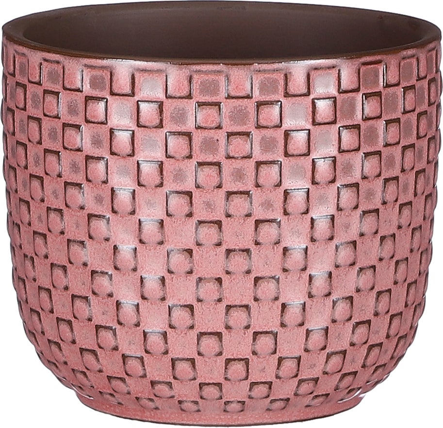 Mica Decorations bloempot Daan roze D 11 H 9 cm