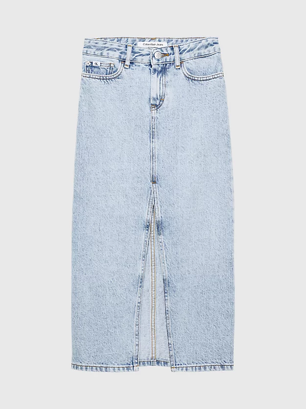 Saia longa de jeans