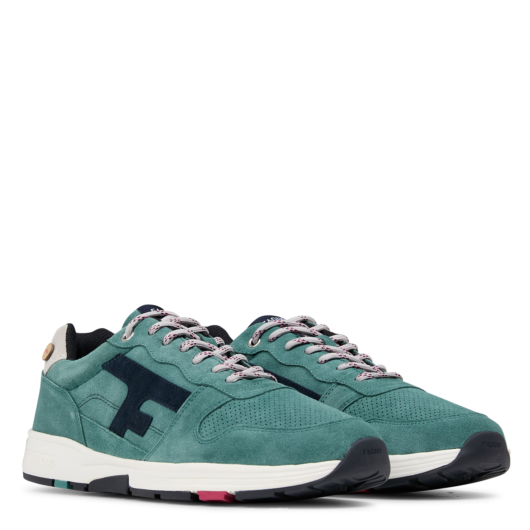 OLIVE - Baskets basses en cuir| Bleu