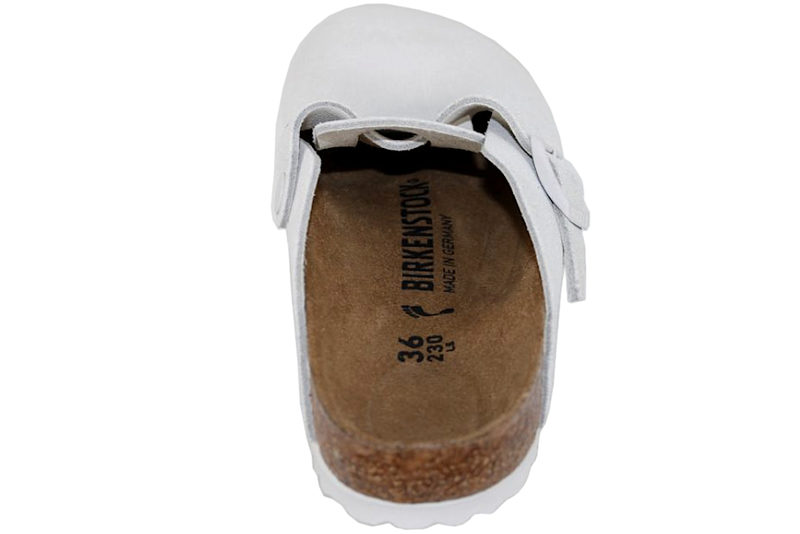 BIRKENSTOCK BOSTON BS ANTIQUE WHITE SLENTERS