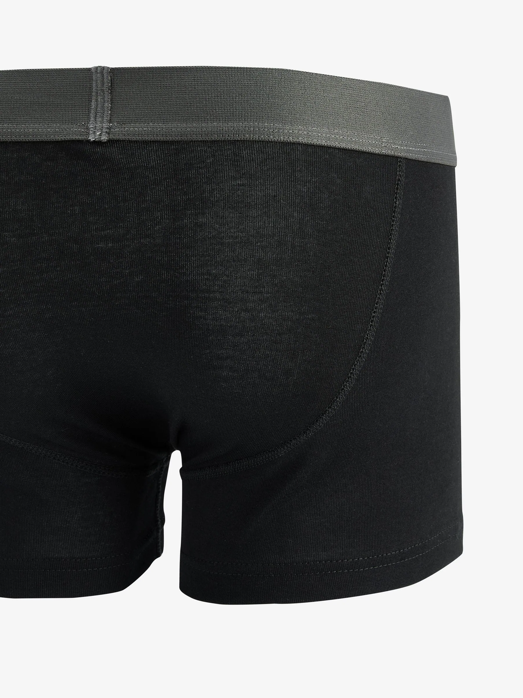 Zwart - Verpakking van 4 - A-frontboxershorts van 100% zuiver katoen