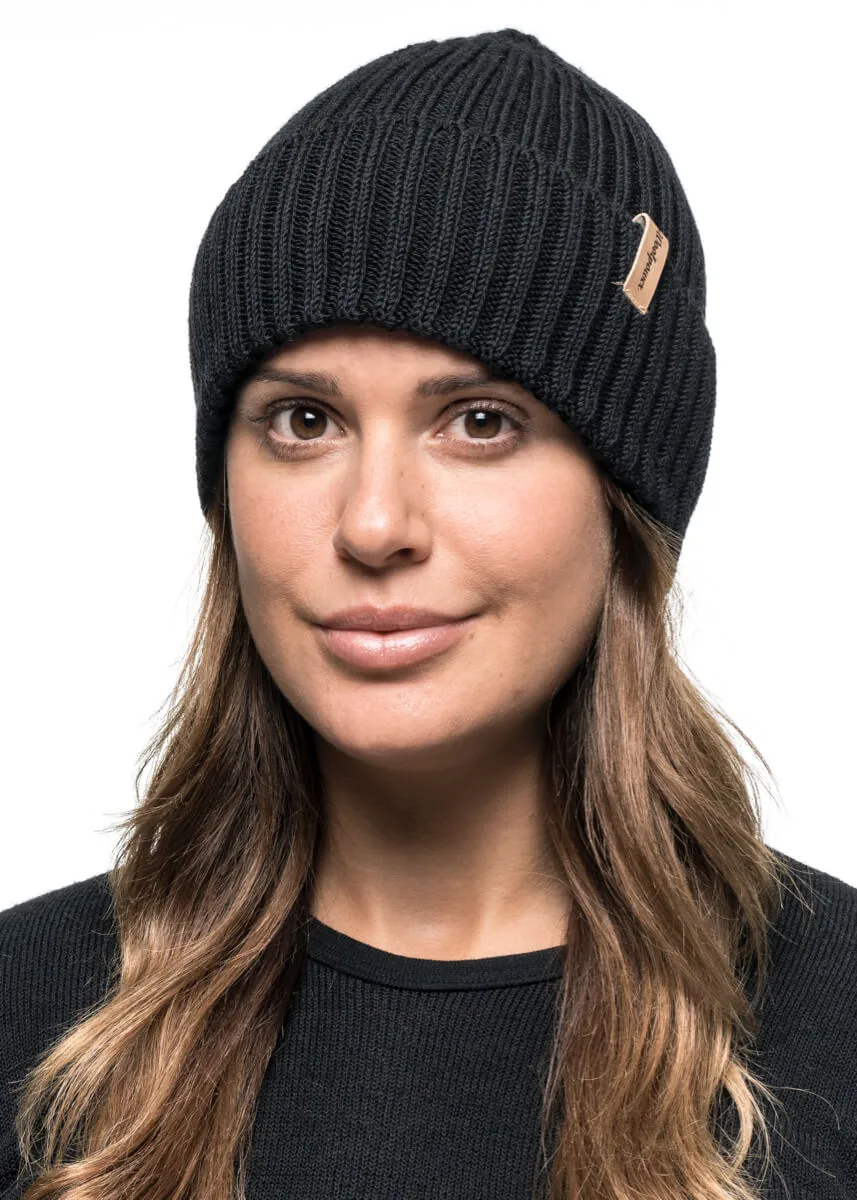 Woolpower Beanie Rib Black