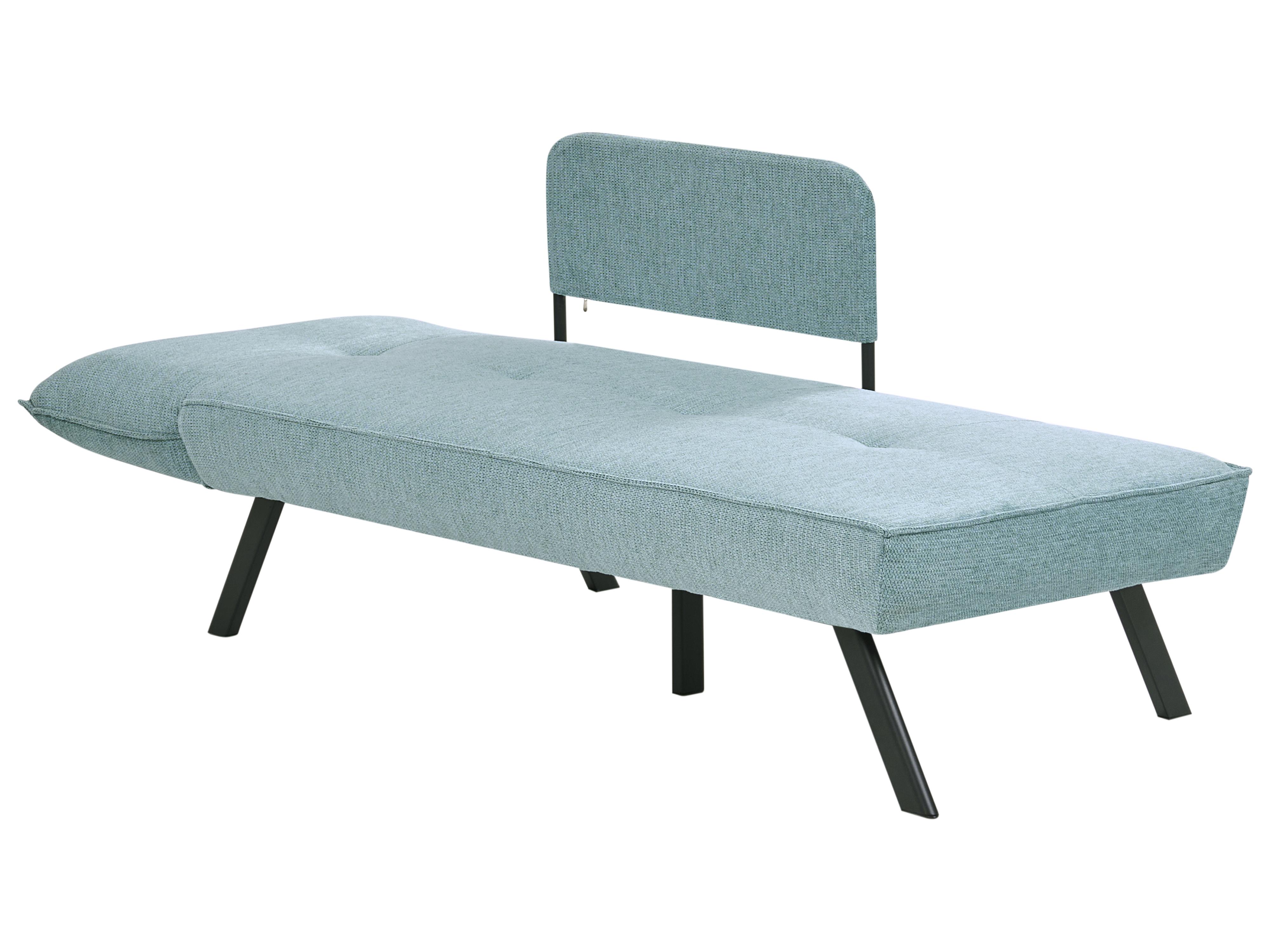 Linkszijdige chaise longue ROCAMADOUR Stof Lichtblauw