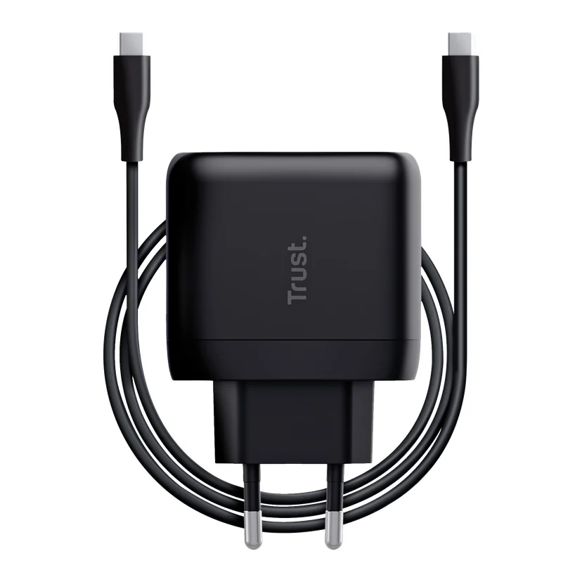 Lader med USB-C-kabel 65 W 5-20V/3A 110/230 V
