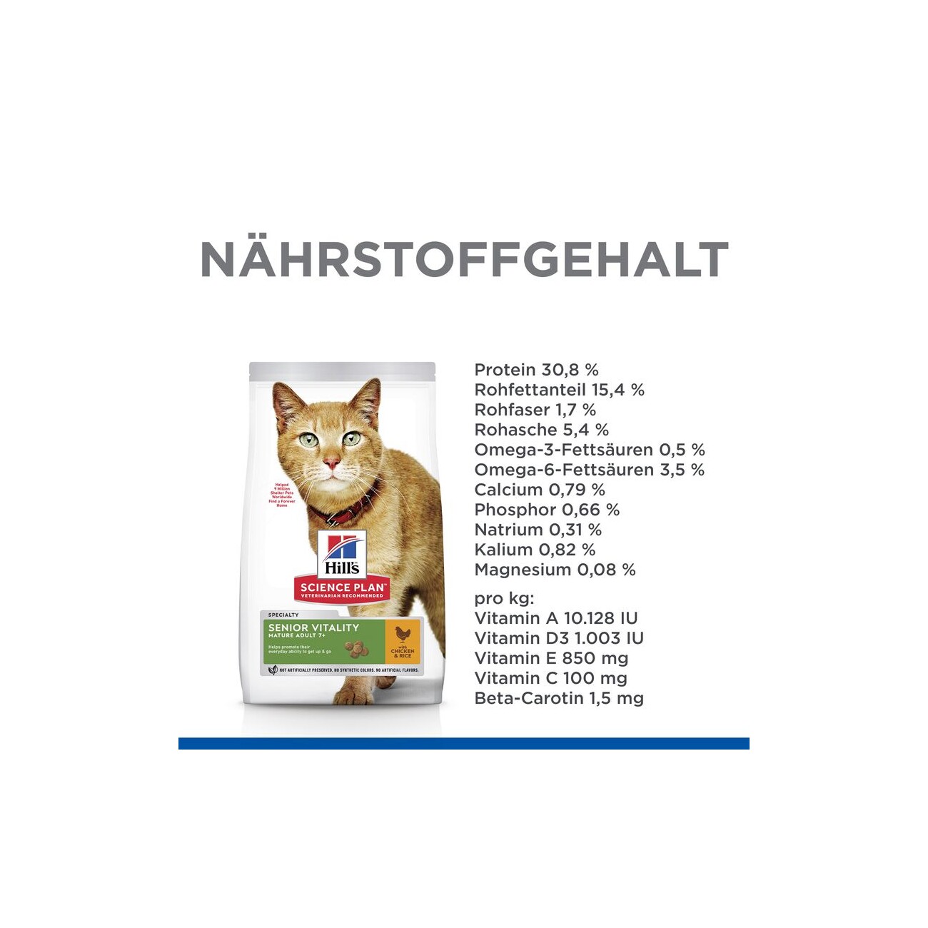 Hill's Science Plan Youthful Vitality Adult Mature 7+ mit Huhn 1,5 kg