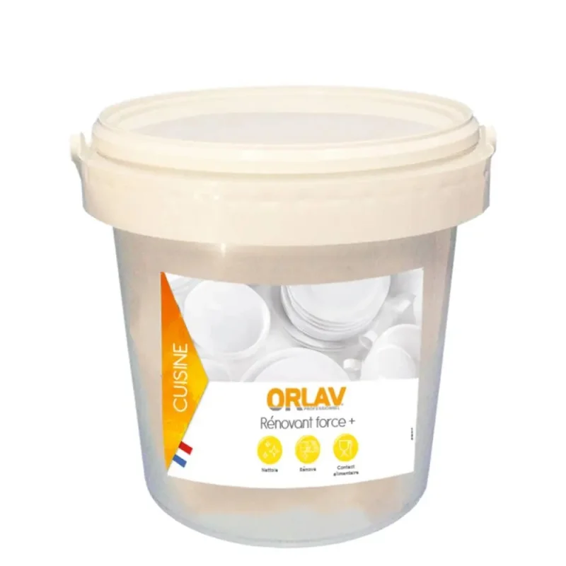 ORLAV - Poudre rénovante lave-vaisselle chlorée - 10kg