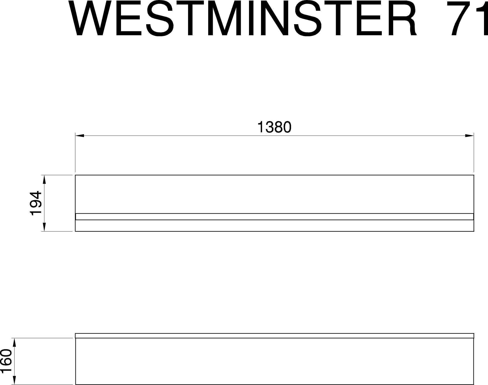Home affaire Wandregal »Westminster TOPSELLER!« Breite ca. 138cm,  im romantischen Landhausstil