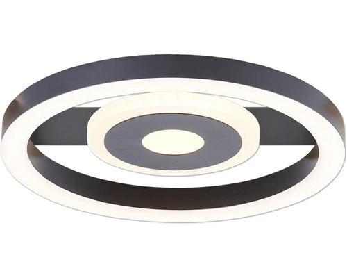 LED plafondlamp 12 W 1100 lm 3000 KB 20 cm Maureen zwart