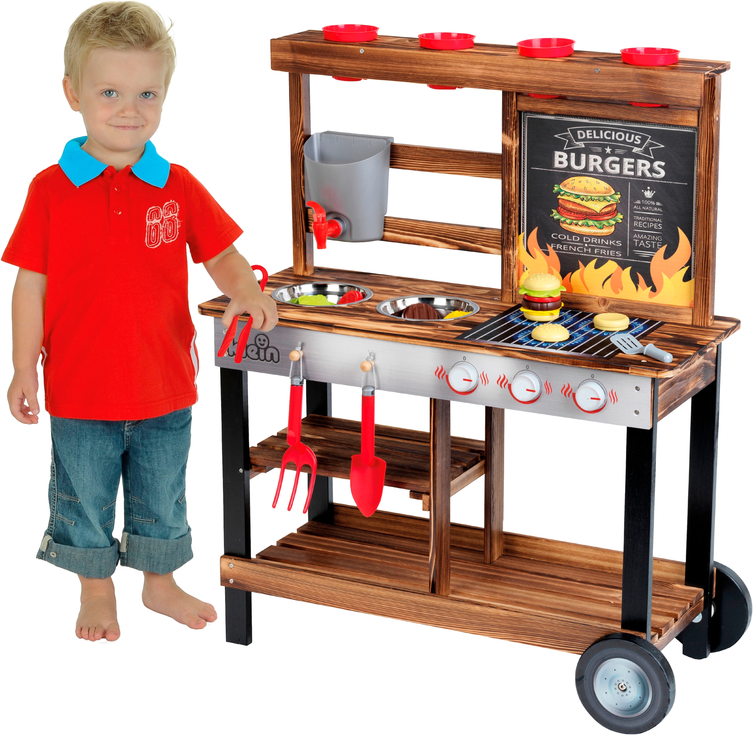 Klein Spielküche »Beach Picnic, BBQ Country Sommer Küche« FSC® - schützt Wald