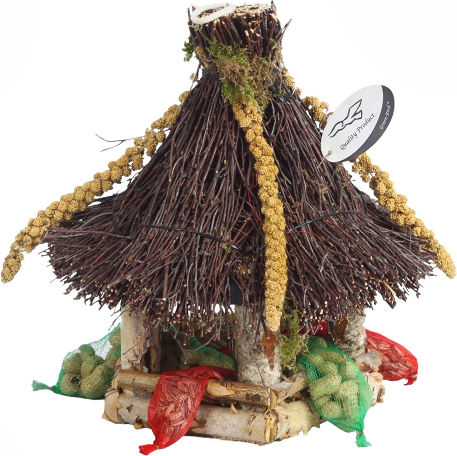Intratuin Voederhuisje met voer H 35 cm