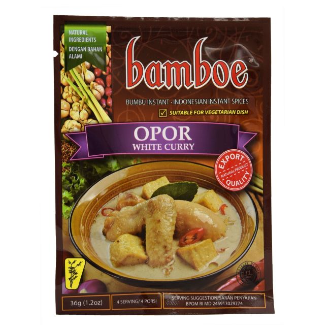 Bamboe Bumbu Opor Witte Curry Kruiden 36g