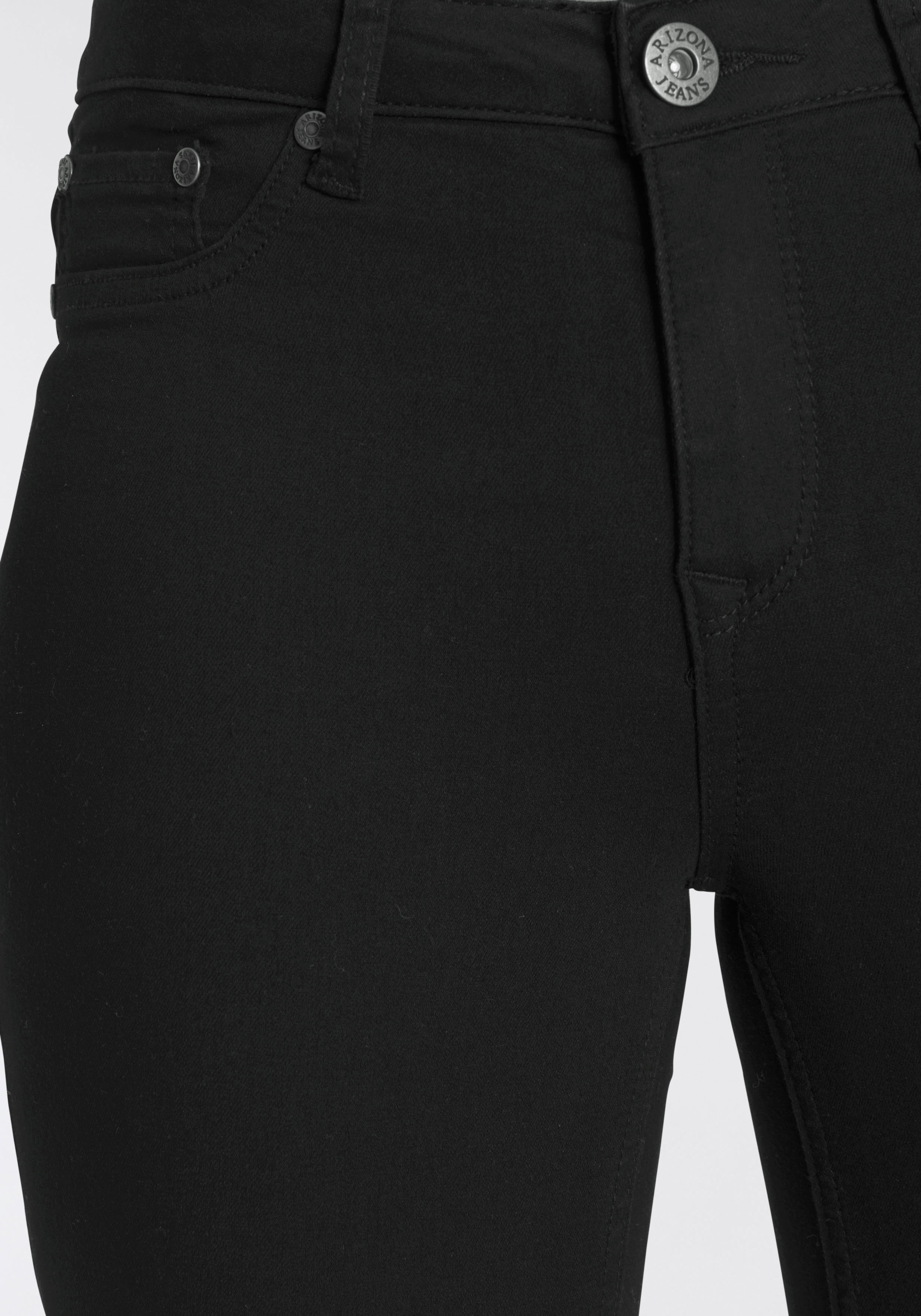 Arizona Skinny-fit-Jeans »Ultra Stretch«, extra-eng geschnittene Beinform,  modische Used-Waschung