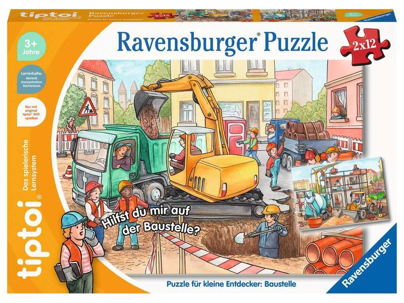 tiptoi Puzzle Baustelle Das tiptoi Puzzle für kleine Entdecker