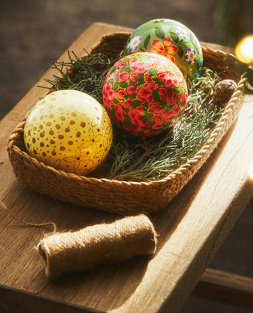 Enfeite de Natal de Papel Pintado