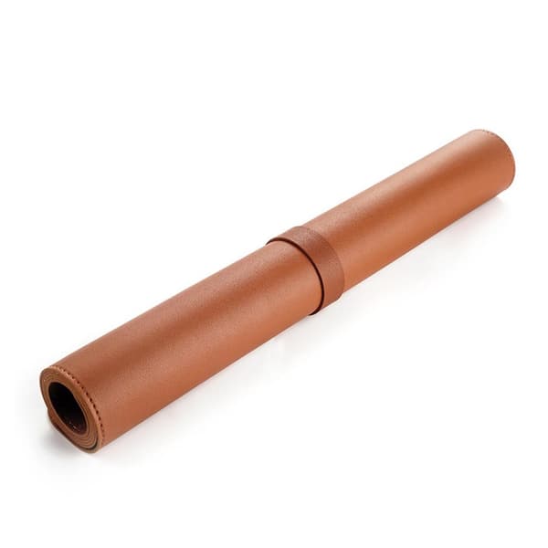 Brun Skrivebordsmatte 80x40cm skinn