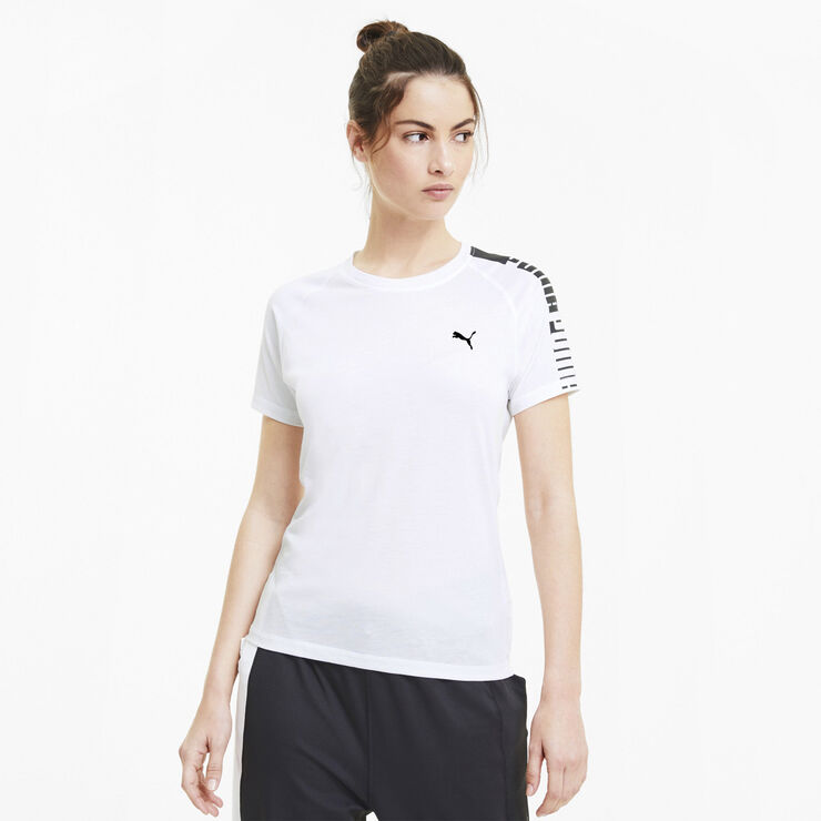 Puma Logo Raglan T-shirt Hvid