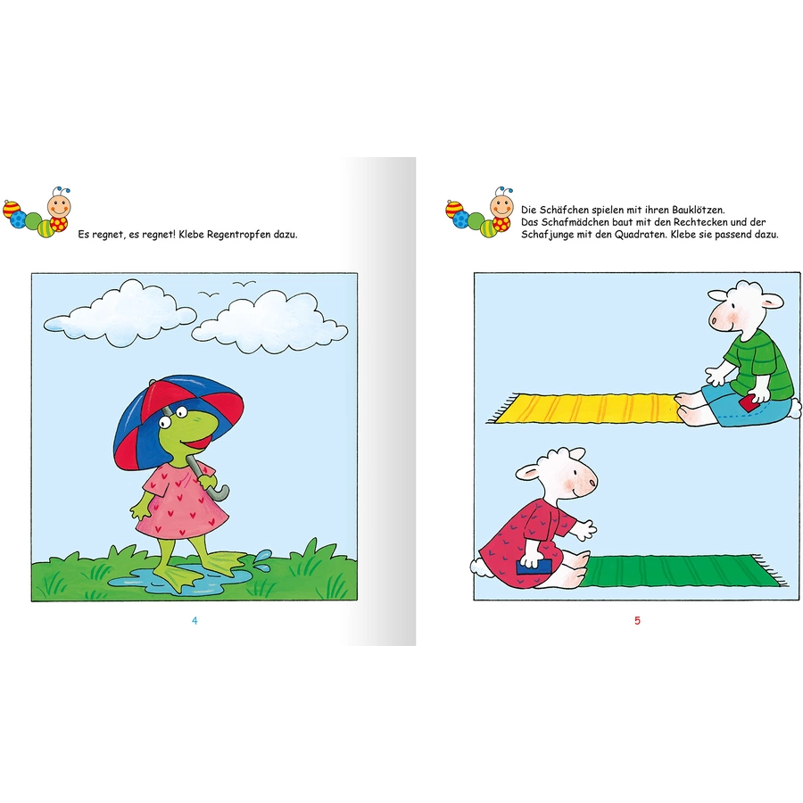 arsEdition Lernraupe Erstes Stickerheft - Logisches Denken