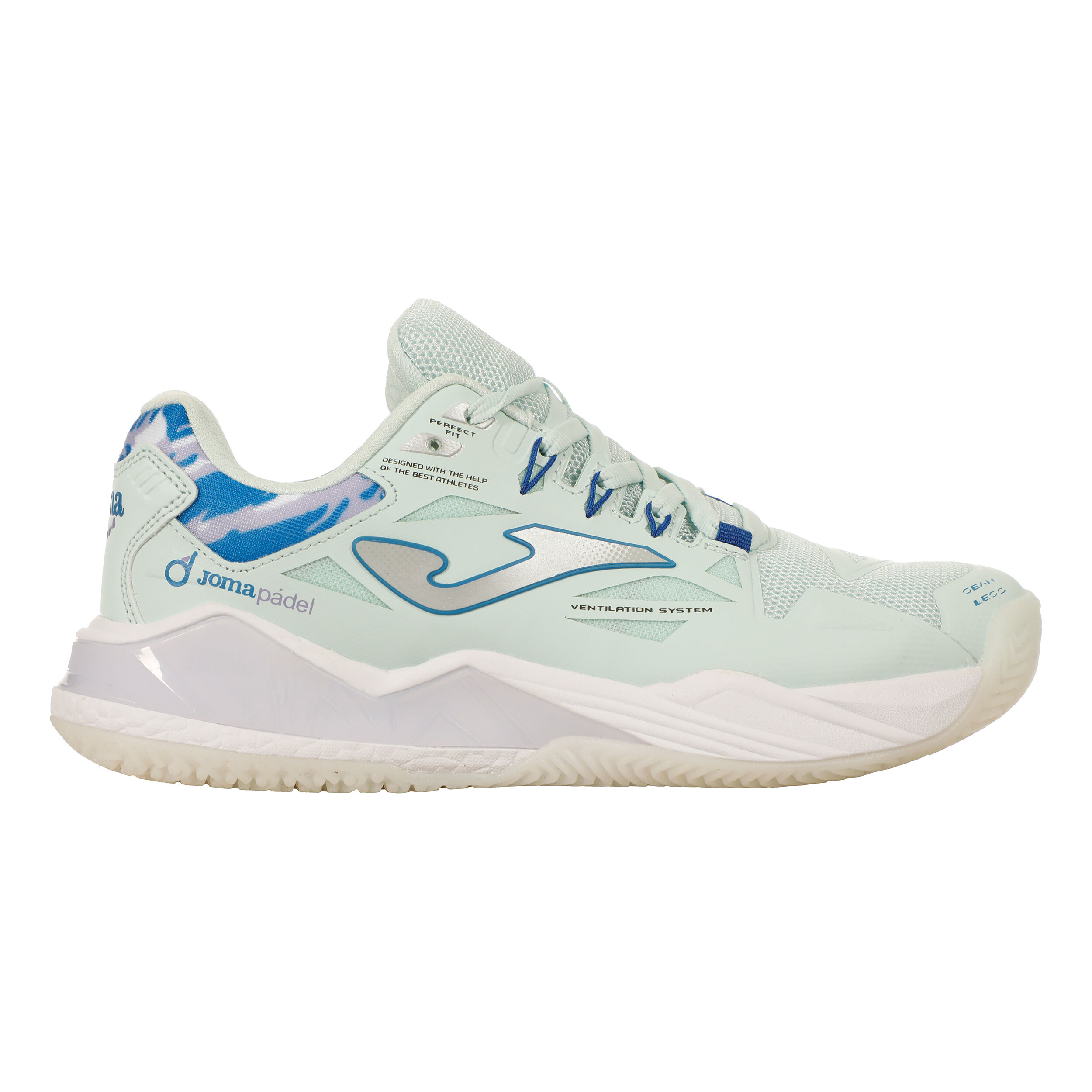 Joma Spin Chaussures Padel Femmes - Bleu Clair , Lilas