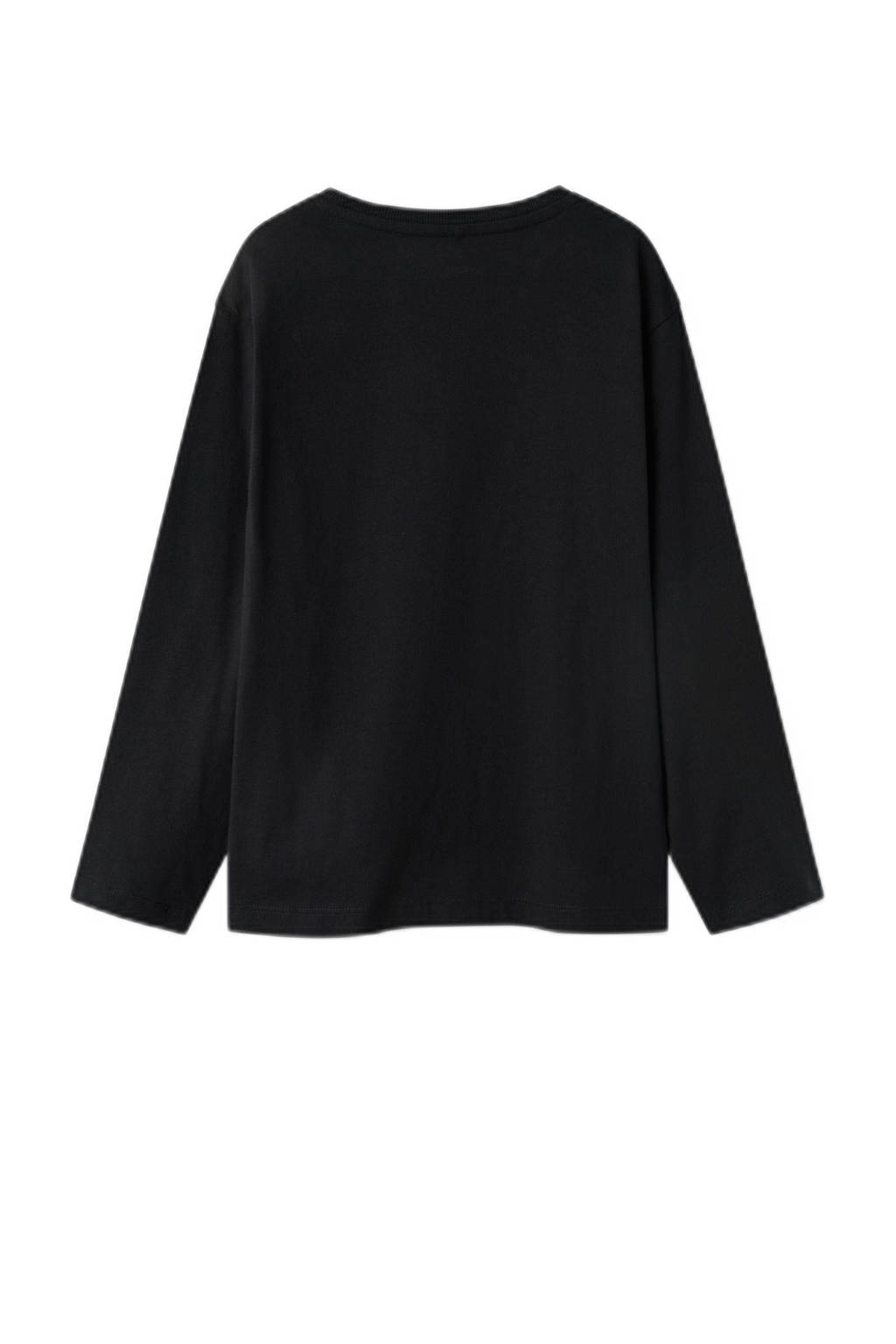 NAME IT longsleeve NKMVOBBO zwart