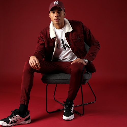 Veste Jean Col Mouton 7004 Bordeaux
