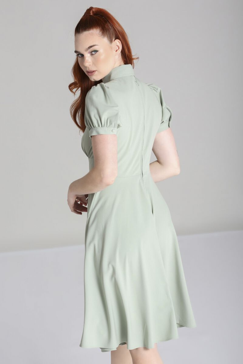 Maddy Dress | Hell Bunny Robe mi-longue