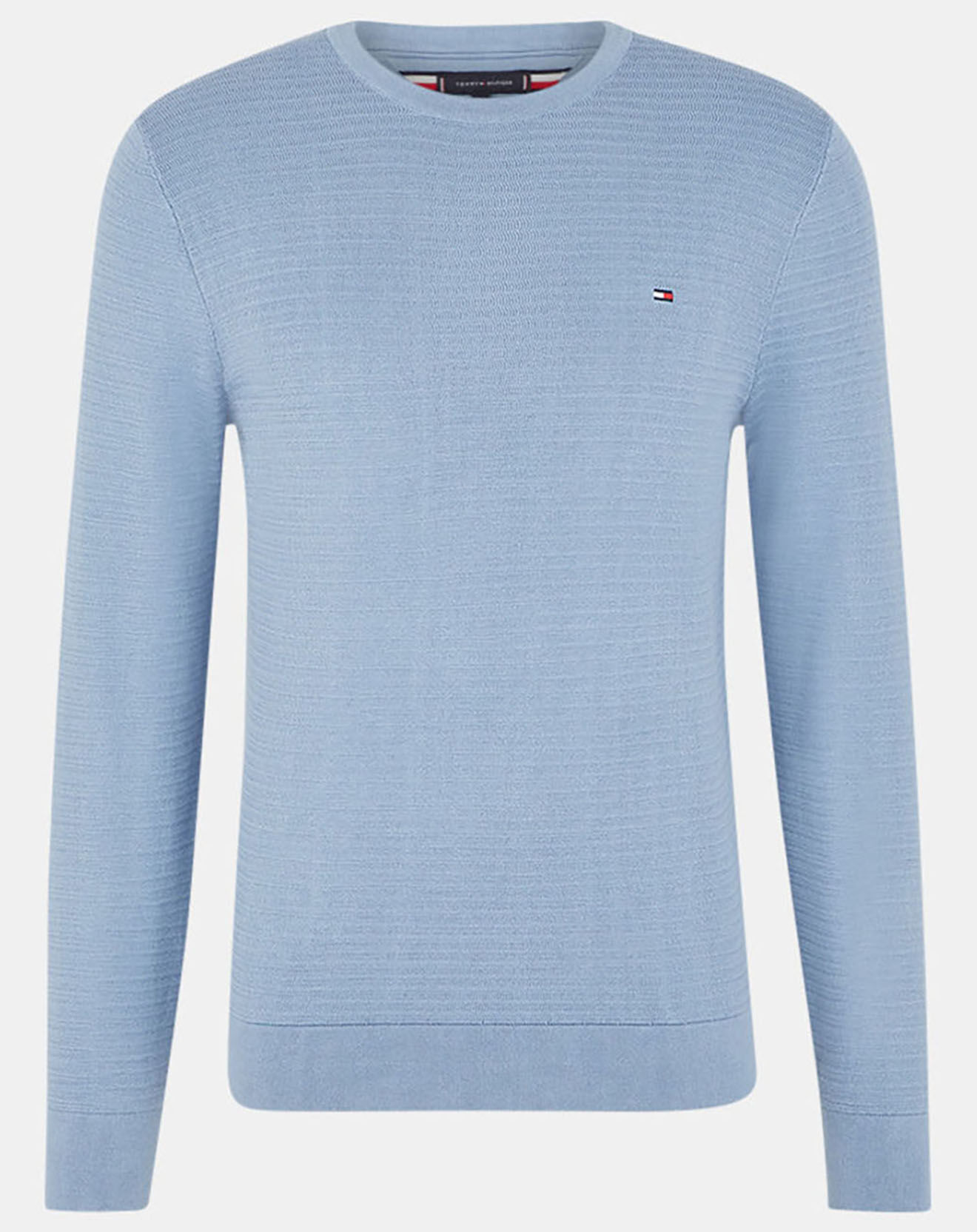 Tommy Hilfiger Pull zig zag structure bleu