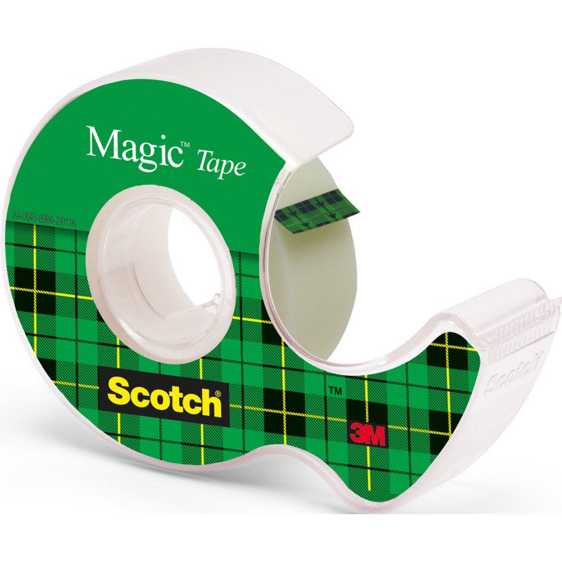 Dévidoir adhésif Scotch invisible - Largeur 19 mm x longueur 7,5 m
