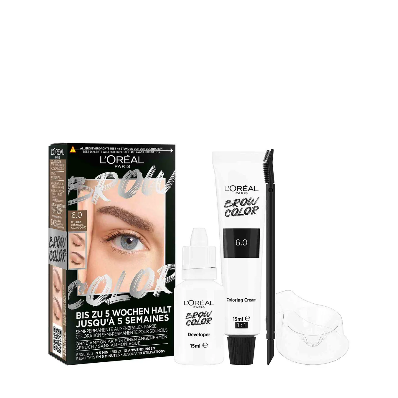 L'ORÉAL PARIS Brow Color Augenbrauenfarbe1.0 Schwarz