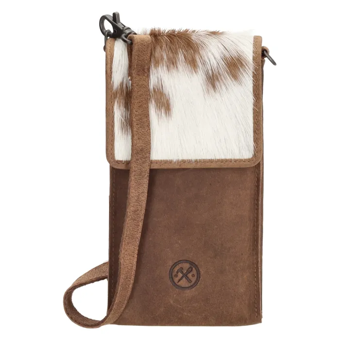 Hide & Stitches Yellowstone Telefoontasje Vacht Bruin