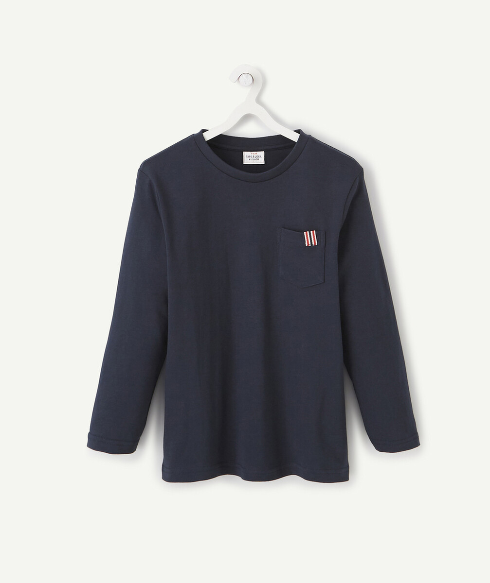 LE T-SHIRT BLEU MARINE EN COTON BIOLOGIQUE