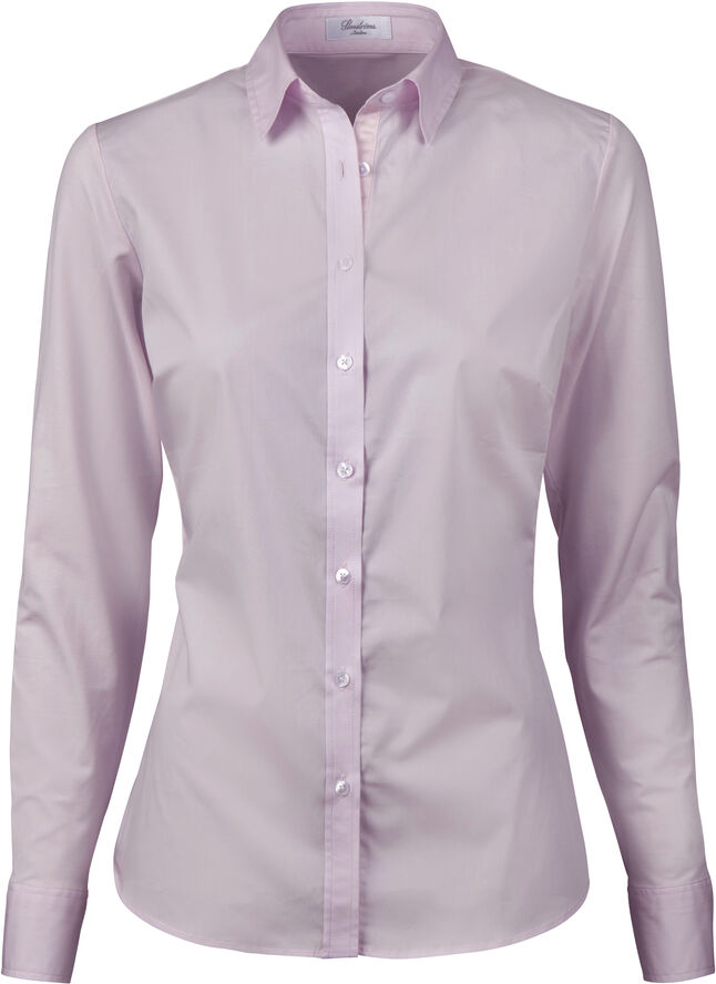 Stenströms Shirt s poplin stretch/jersey Pink