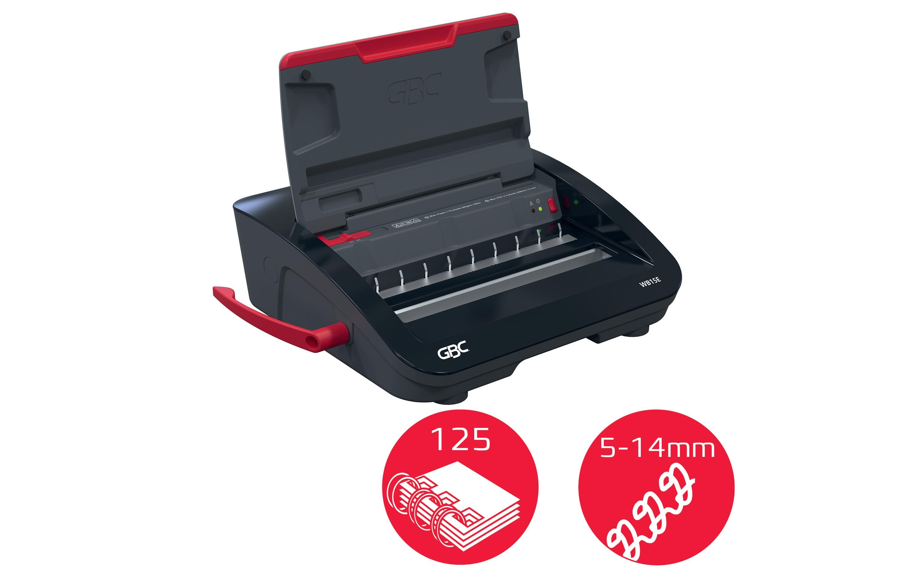 Drahtbindegerät WireBind WB15E 125 Seiten<br>Bindegerät