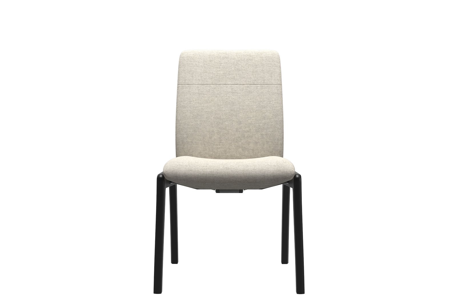 Chilli spisestol Tekstil Peony - Light Beige - Sort